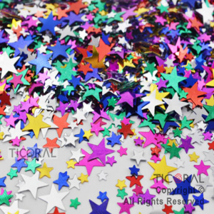 CONFETI HS5559 ESTRELLAS MINI MULTICOLOR X 14GRS x 1